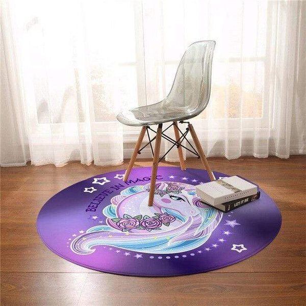 Purple Unicorn Rug